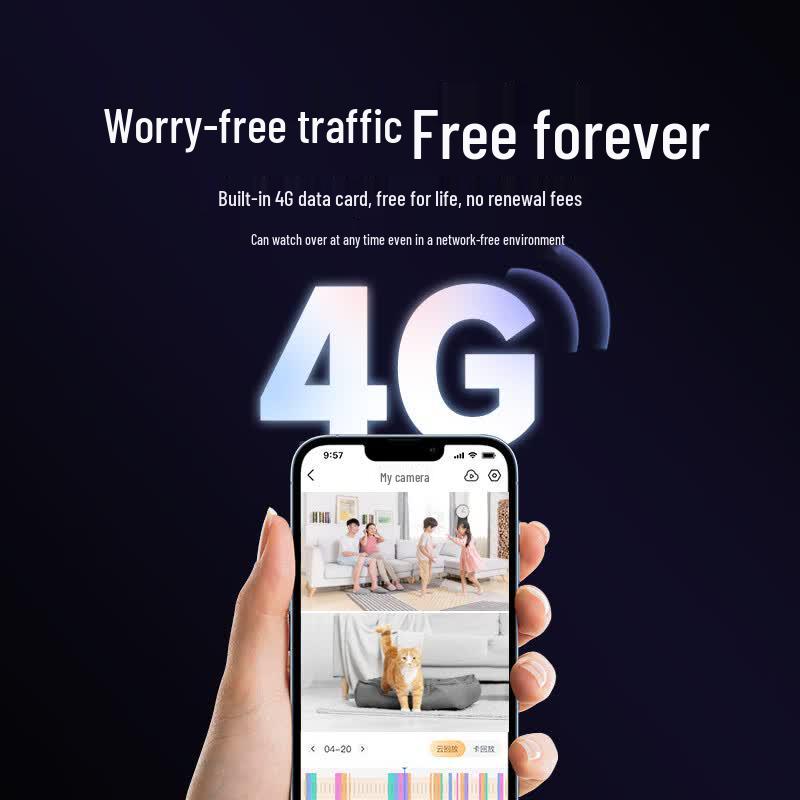 Smart 4G Dual-Lens PTZ AI Security Camera (CN version)