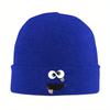 New SSesame Street Cookie Face Knitted Hat For Women Unisex Beanies Autumn Winter Hats Cartoon Warm Caps