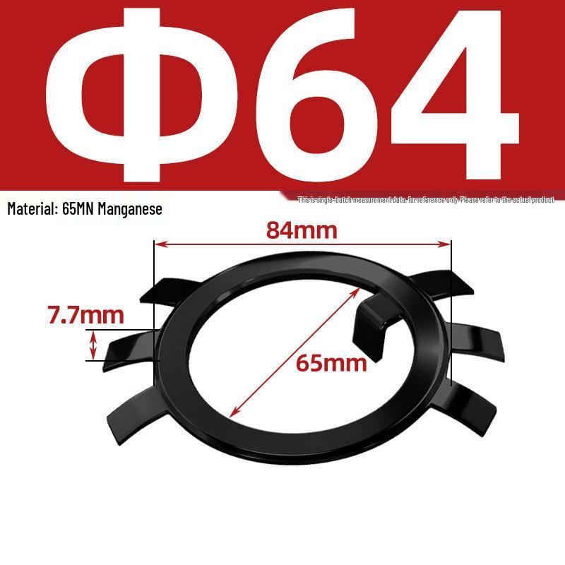 65MN Manganese 304 Stainless Steel Six-Claw Anti-Loosening Lock Nut Washer