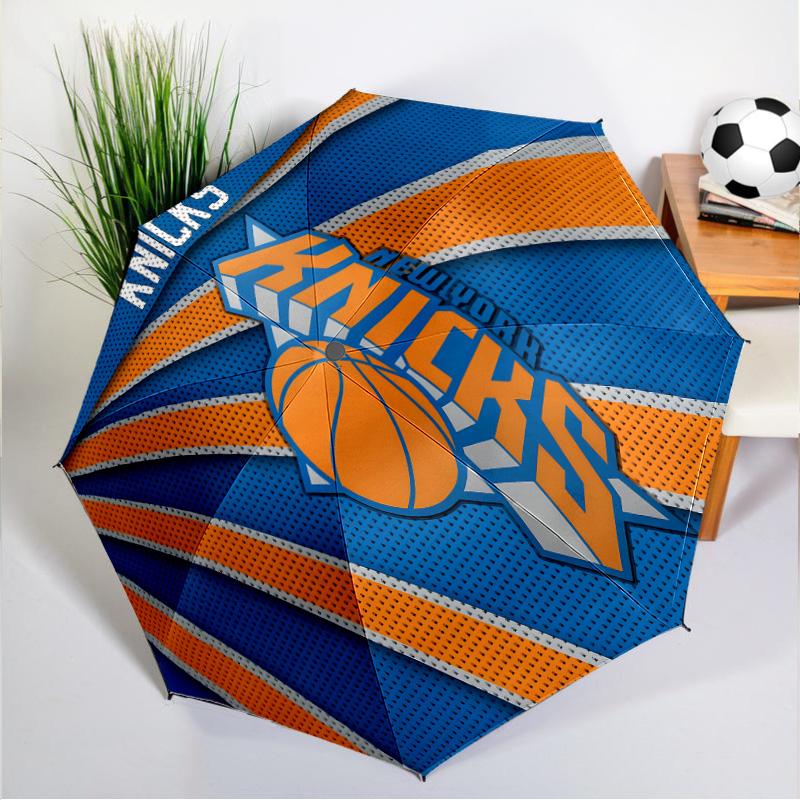 Knicks Logo Umbrella 8-Frame for Travel, Camping, Casual Lightweight Portable Umbrella, Essential for Every Family Holidays Gift