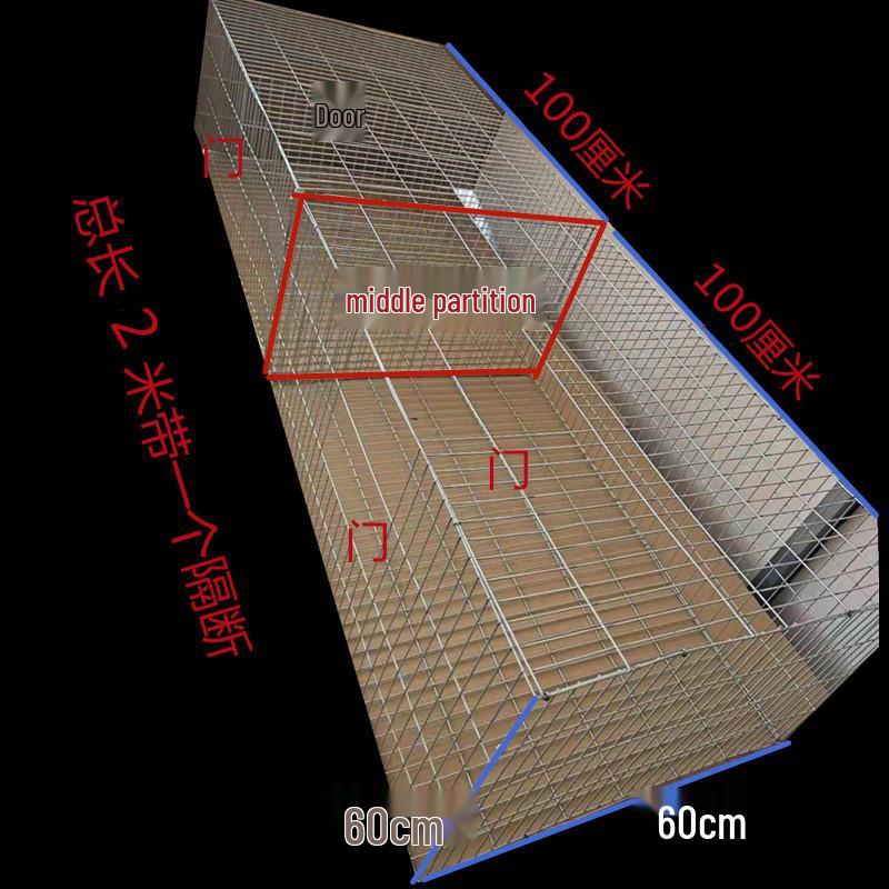 Large Outdoor/Indoor Cage for Rabbits, Chickens, and Pigeons - Model 862VxSFvH7