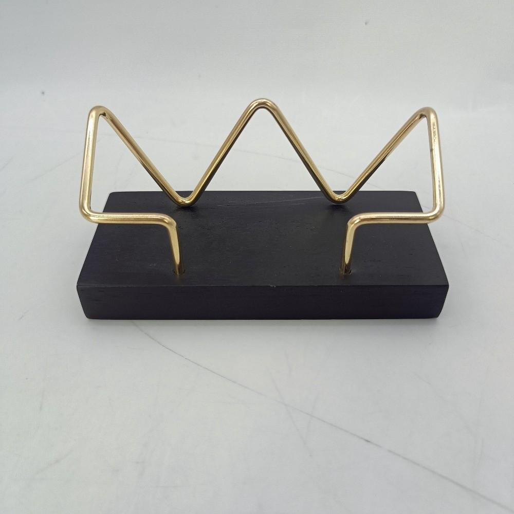 Wooden Business Card Holder Creative Display Stand New Desktop Shelf Box Office