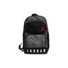 Air Print Zipper Backpack Unisex Backpack Black JD2243017GS-002