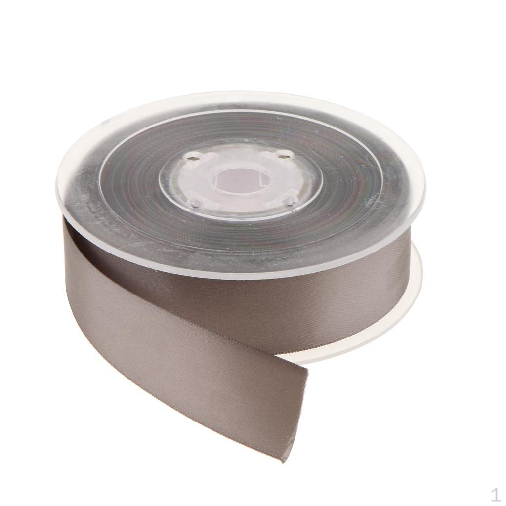 15-сторонние атласные ленты, кружевные украшения для поделок 38 мм Grey