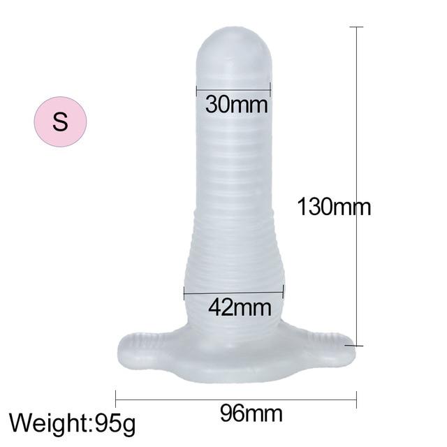 Anal Dilator Hollow Anal Plug and Tunnels Anal Expanding Prostate Butt Plug Erotic Sex Toy for Women Men