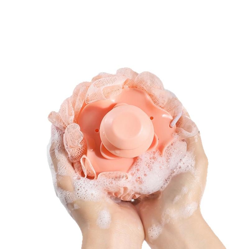 Soft Liquid-Adding Bath Scrubber Bubble Ball