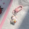 Delicate Rabbit Keychain Charm Accessory Lovely Mini Pendant Cartoon Rabbit Hangings Decoration for Fashion Individuals