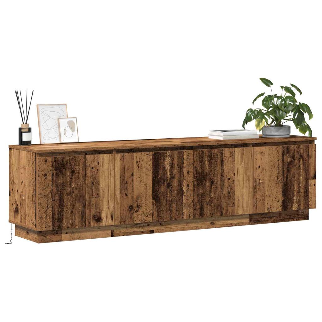 TV Cabinet Reclaimed Wood Look 180 x 38 x 49 cm Engineered Wood