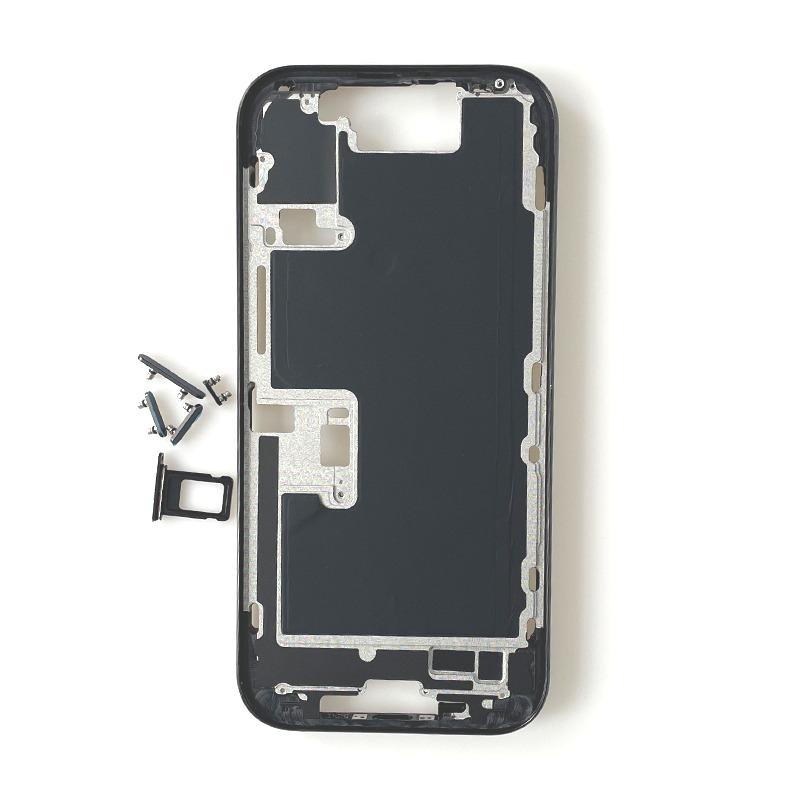Pro iPhone 16 Pro Střední rám Rámeček Kryt Boční tlačítka Šasi Opravné náhradní díly