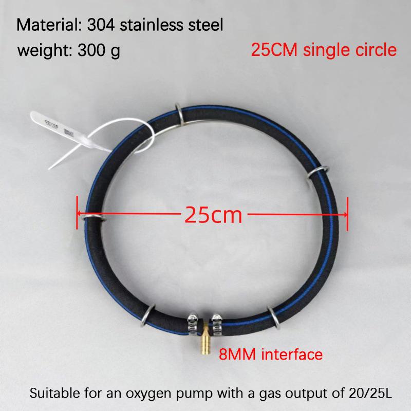 Nano Aeration Disc 1pcs 304 Stainless Steel High Output Oxygen Plate for Fish Pond Reliable Seafood Pond Oxygenator