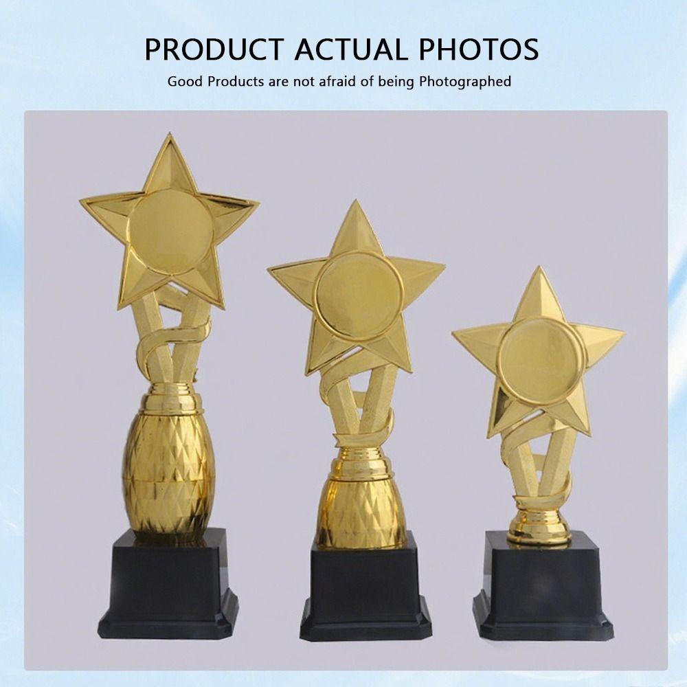 Plastic Trophy Trophy Fidget Toys 20/24.5/28.5cm Small Basketball Trophy  Sports Event