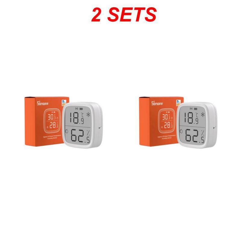 SONOFF SNZB-02D Zigbee Smart Temperature Humidity Sensor Transducer Real-time Monitor Ewelink Alexa Google Home Assistant Alice