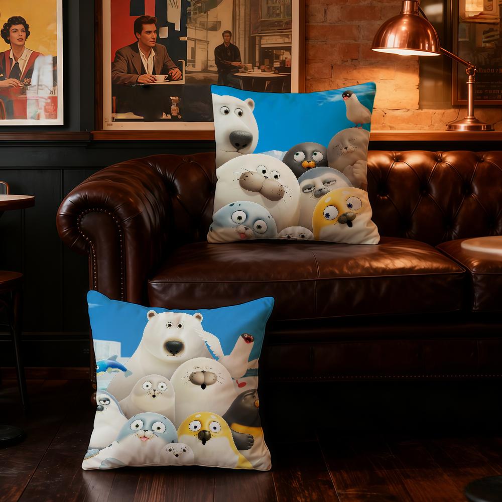 S-Sealook Cute Cartoon Cushion Cover Home Bedding Sofa Living Room Pillowcase Simple Soft Skin Cushion Cover Party Gift