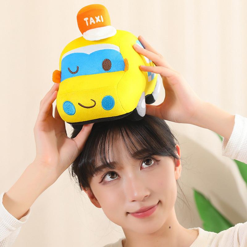 Planet Car Doll Boy Sleeping Pillow Doll Plush Toy Fire Truck Kids Gift Festival