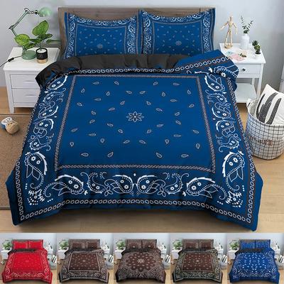 Floral Pattern Duvet Cover Ethnic Style Bedding Set For Bedroom 3D Printed Comforter Quilt Covers US/EU/AU Single Double 2/3PCS