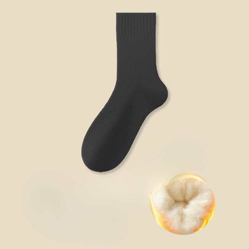 

Wool Socks for Women To Keep Warm in Autumn and Winter Without Shedding. Cashmere Socks for Home Cold-resistant Sleep 1 pair чорний