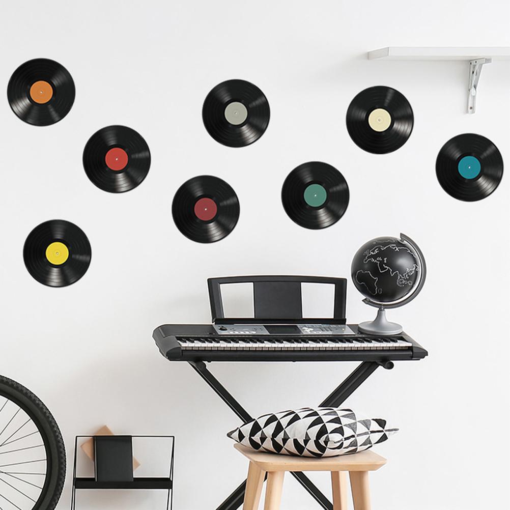 Wall Mount Record Blank Vinyl Records Decorative Records Wall Decors Room Coffee Personalized Interior Wall Decor CD Old Record