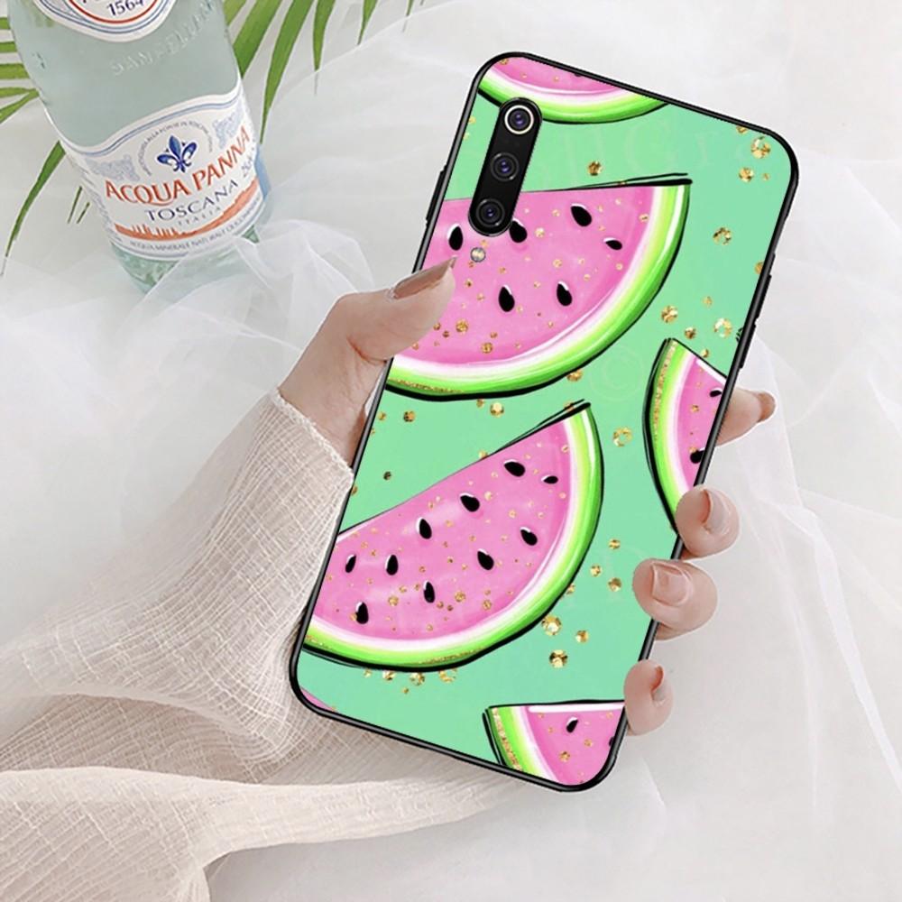 Summer Cartoon Watermelon Phone Case For Xiaomi Mi 5X 8 9 10 11 12 Lite Pro 10T PocoX3pro PocoM3 Note 10 Pro Lite