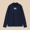 Callaway Women's Long Sleeve Mock Neck Shirt (Brand Logo, Stretch) / Golf Undershirt / C24133200 1120_Navy, Medium