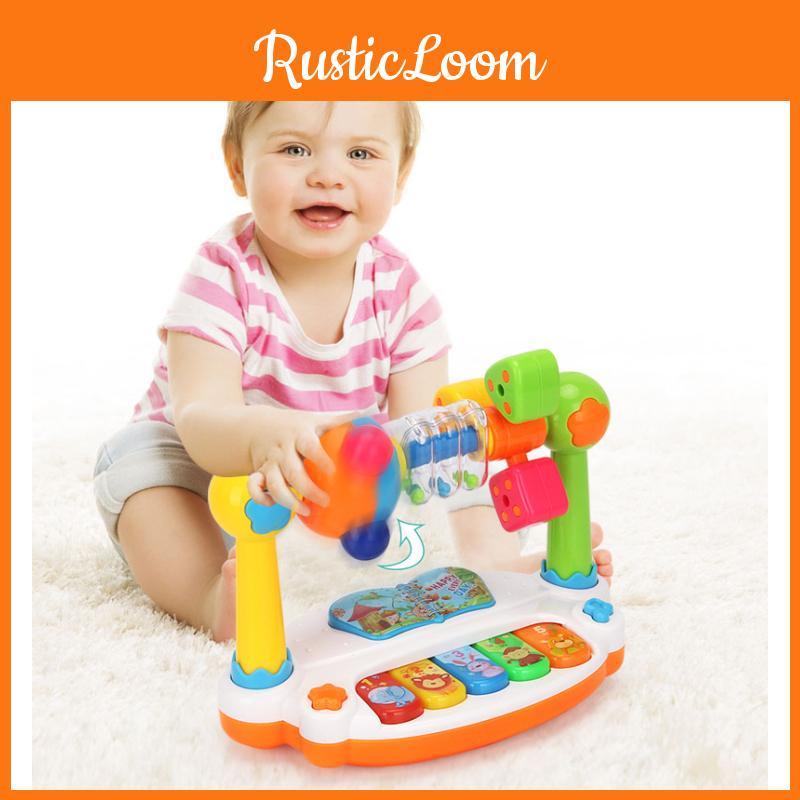Baby Music Kingdom Electronic Piano Toy With Lights For Early Learning And Development