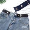 Fashion Lazy Elastic Waist Band Colorful Adjustable Buckle-Free Belts Seamless Elastic Belt For Women Men