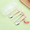304 Stainless Steel Kids' Fork, Spoon, and Chopsticks Set - For Infant and Toddler Mealtime Training