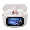 Earphones LCD Full Color Display Noise Reduction Multifunctional Rechargeable Headset Earbuds