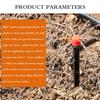 50pcs Irrigation Drippers 13cm Adjustable Drip Emitters 360 Degree Water Flow Drip Irrigation System