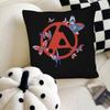 LLinkinSParkS Cartoon Pillow Case Fashion Square Pillowcase Bedroom Sofa Room Ins Decoration Leisure