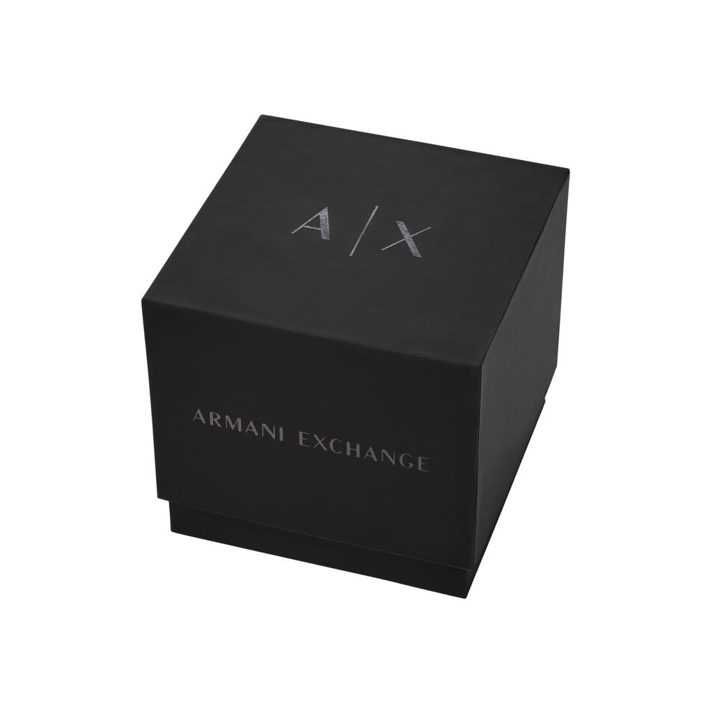Armani Exchange Camouflage Pattern Stainless Steel Mesh Watch Three-Hand