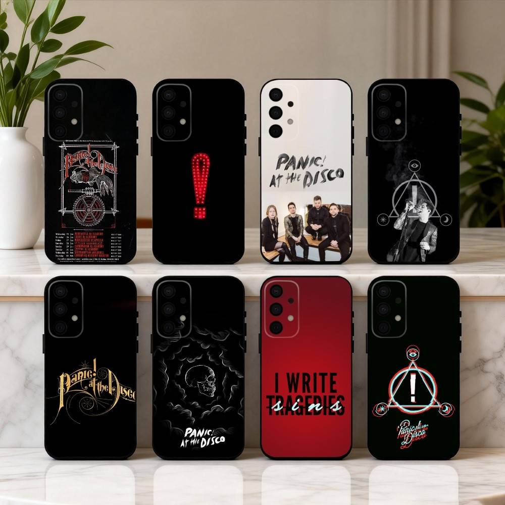 P-Panic A-At-t The D-Disco-o Phone Case For Samsung Galaxy A73,A72,A71,A70,A53,A52,A51,Soft Silicone Black Cover