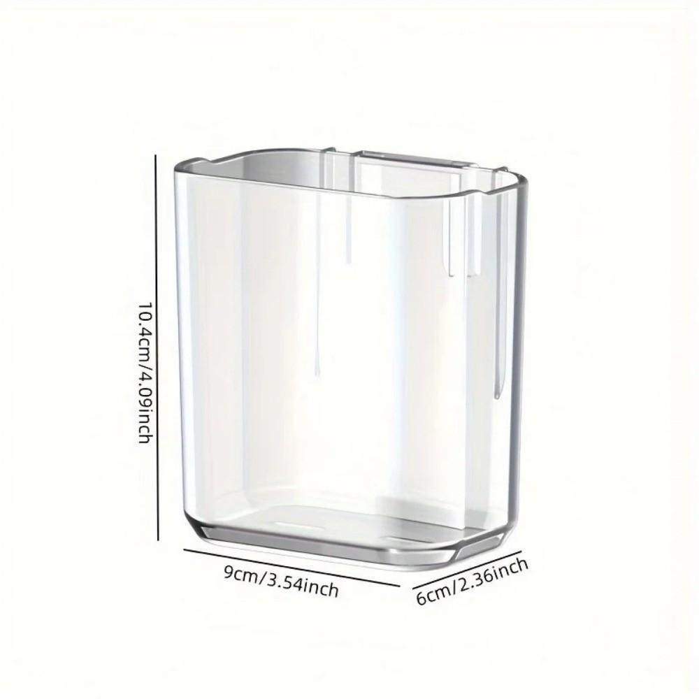 Portable Wall-Mounted Toothbrush Holders Self-Adhesive Small Storage Rack Detachable Storage Box For Home Bathroom Kitchen