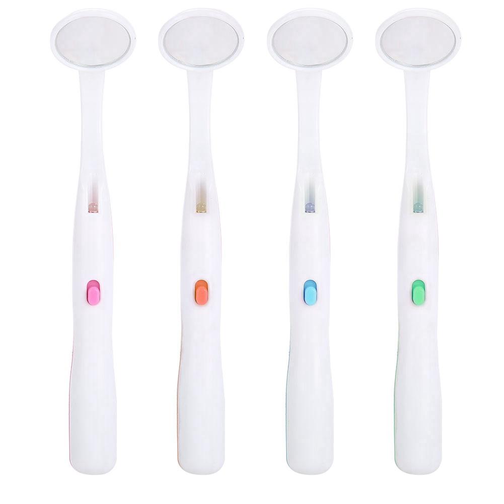 Professional Dentist Teeth Inspection Oral Mirror Dental Care Tool With LED Light