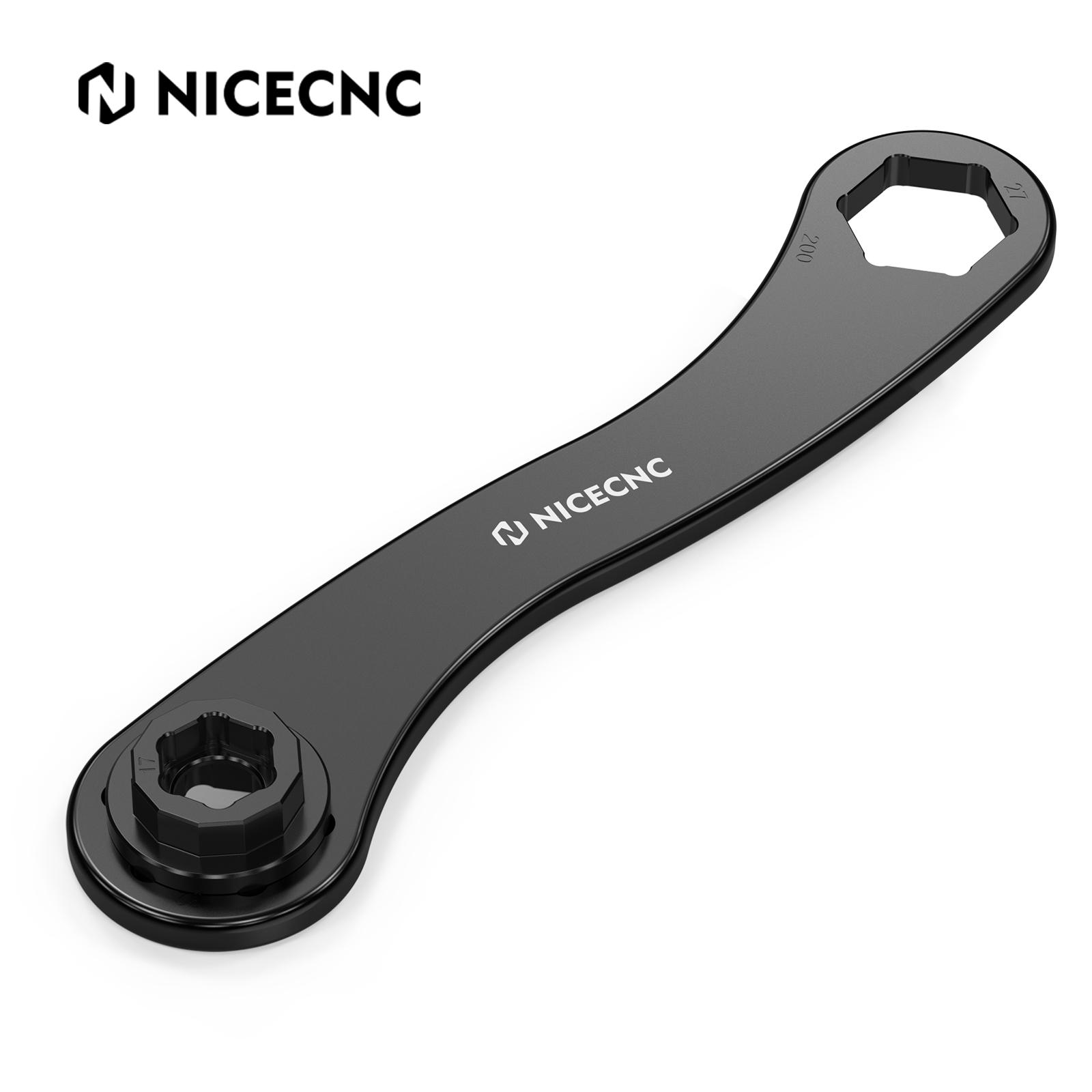 

NICECNC 17-27-32mm Front Rear Wheel Axle Wrench Tool Spanner Removal For KTM 690 790 890 990 1090 1290 Adventure DUKE SUPERMOTO чёрный