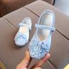 Chinese Antiquity Style Girls Shoes Embroidered Hanfu Shoes Kawaii Kids Lolita Dress Shoes Carnival Festival Casual Single Flats