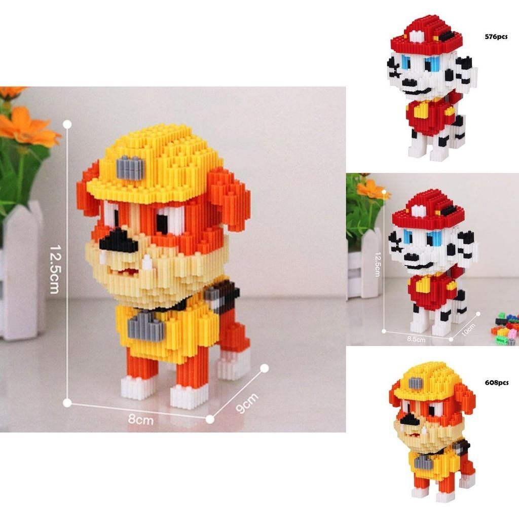 Paw Patrol Model Building Blocks For Decor And Collection Multiple Cute Styles Available