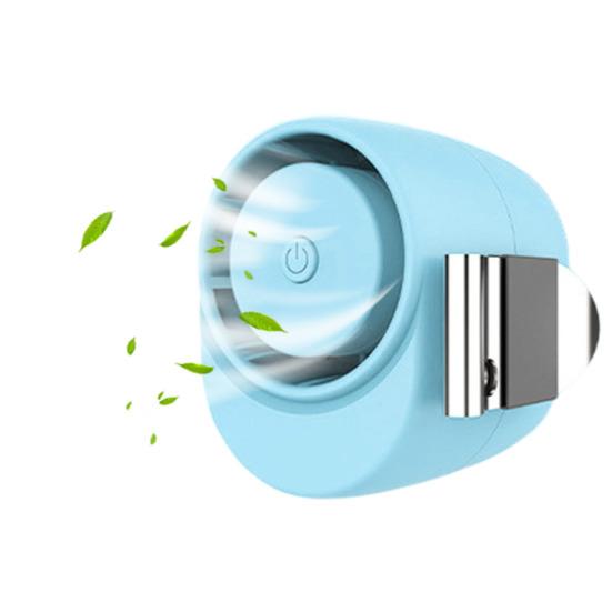 Přenosný pasový ventilátor Ultra tichý 3 rychlosti Nastavitelný Klipový Mini ventilátor