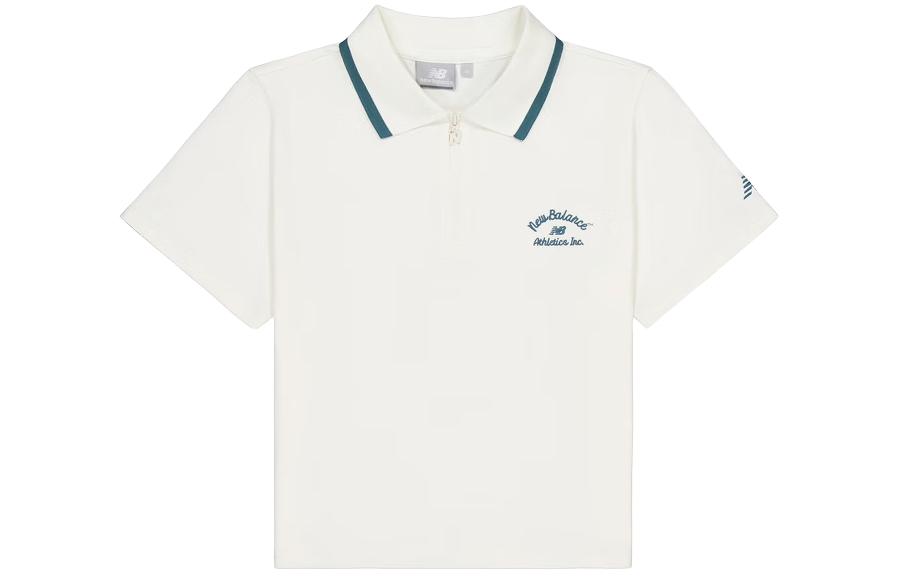 New Balance Polo Shirt Women s White NFE22442-IV S