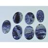 337Cts. Natural Blue Sodalite Oval Cabochon Loose Gemstone 07Pcs Lot 36-41MM C-1497