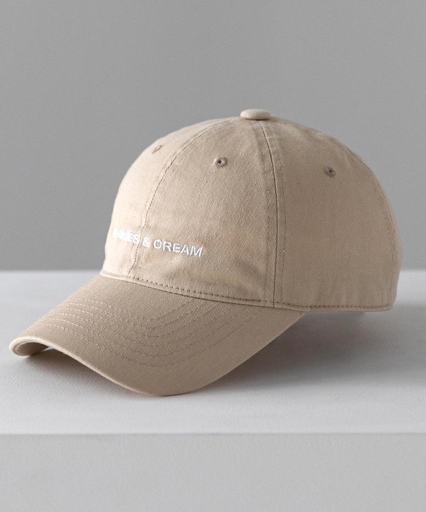 Bichiseuaenkeulim Small Logo Ball Cap-Beige
