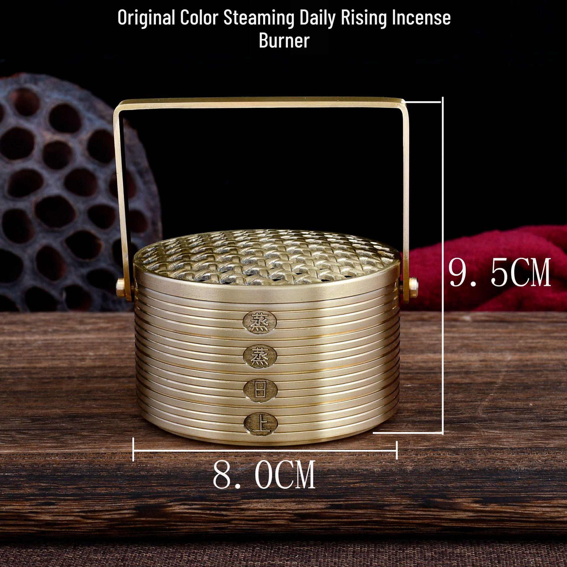 Brass Creative Steaming Incense Burner - Handcrafted Copper Design