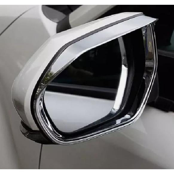 For Toyota Camry 2018-2024 Chrome Rearview Mirror Rain Eyebrow Cover