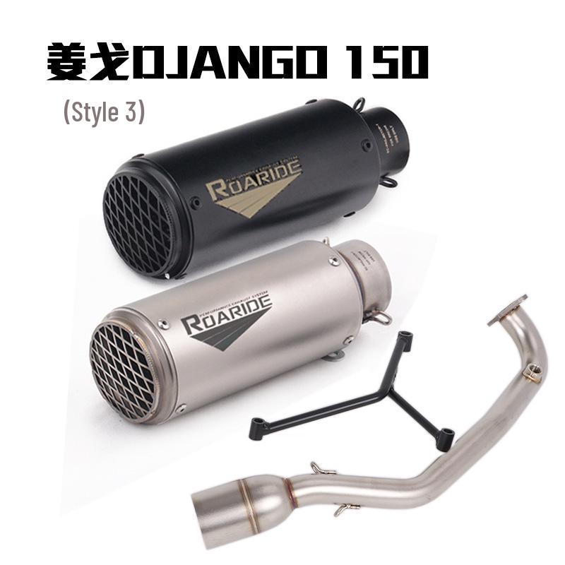 Exhaust Pipe for Peugeot Django 150 - Front, Rear, & Full Sections