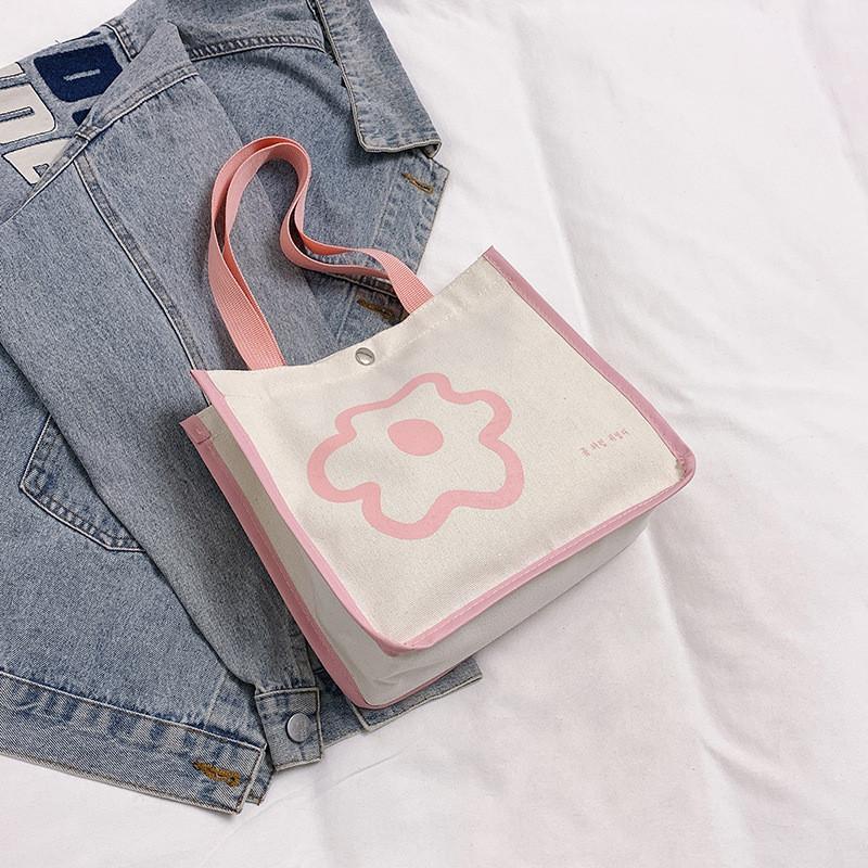 Retro Portable Large Capacity Shopping Tote Bag Stylish Handheld Design For Daily Use