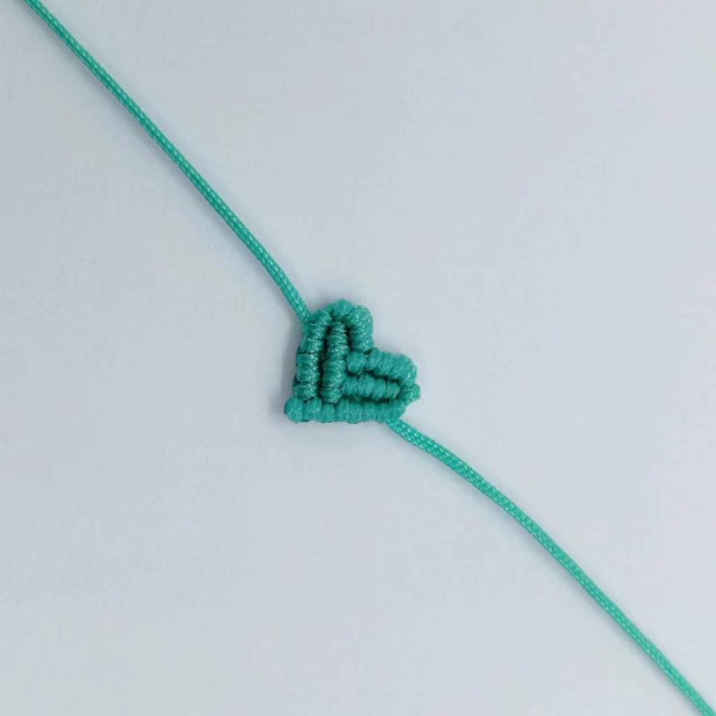 Handarbeit Handgestrickt Pfirsich Herzförmig Glücksbringend Rotes Seil Armband Verstellbar Damen Beste Freundin Anhänger Einfach Herren Paar Liebende Geschenk