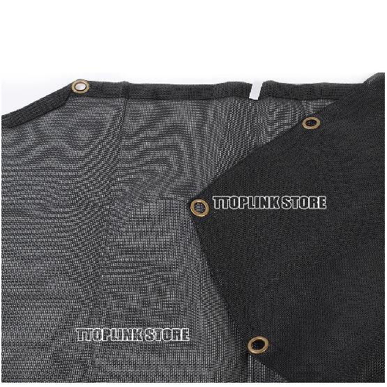 Car Roof Sunshade Sun Protection Thermal Insulation PVC Mesh Exterior Accessories Fit for Jeep Wrangler JL 2018 Up 4 Door