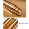 Thicken Brushed Metal Wallpaper Self-Adhesive Home Appliance Fridge Decorative Film Old Furniture Waterproof Renovation Stickers