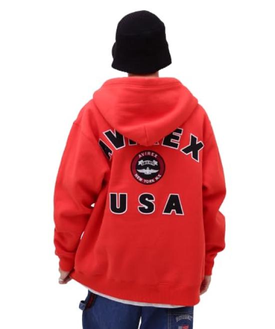

ПАРКА ИЗ СВИТШОТА С ЛОГОТИПОМ VARSITY на молнии Varsity Logo Sweat Zip Up Parka XL 150 Оранжевый [AVIREX] / 783-3931009 Мужская