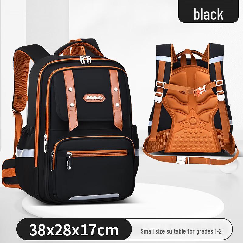 Sesame Baby British Style Ergonomic School Backpack for Grades 1-6