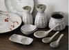 Ginpo Pottery Banko Ware Hliněný hrnec Šedý Extra hluboký hrnec č. 6 Hanamishima 21681